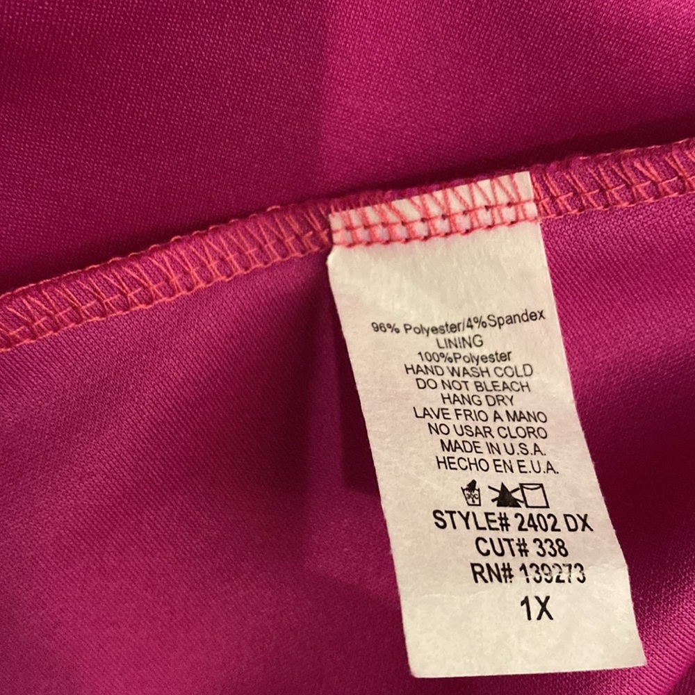Boutique Retro Style Pink Dress Size 1X - Picture 13 of 13